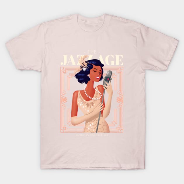 The Jazz Age - The Great Gatsby T-Shirt by Tip Top Tee's